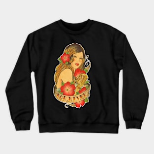 Tattoo Style Design Crewneck Sweatshirt